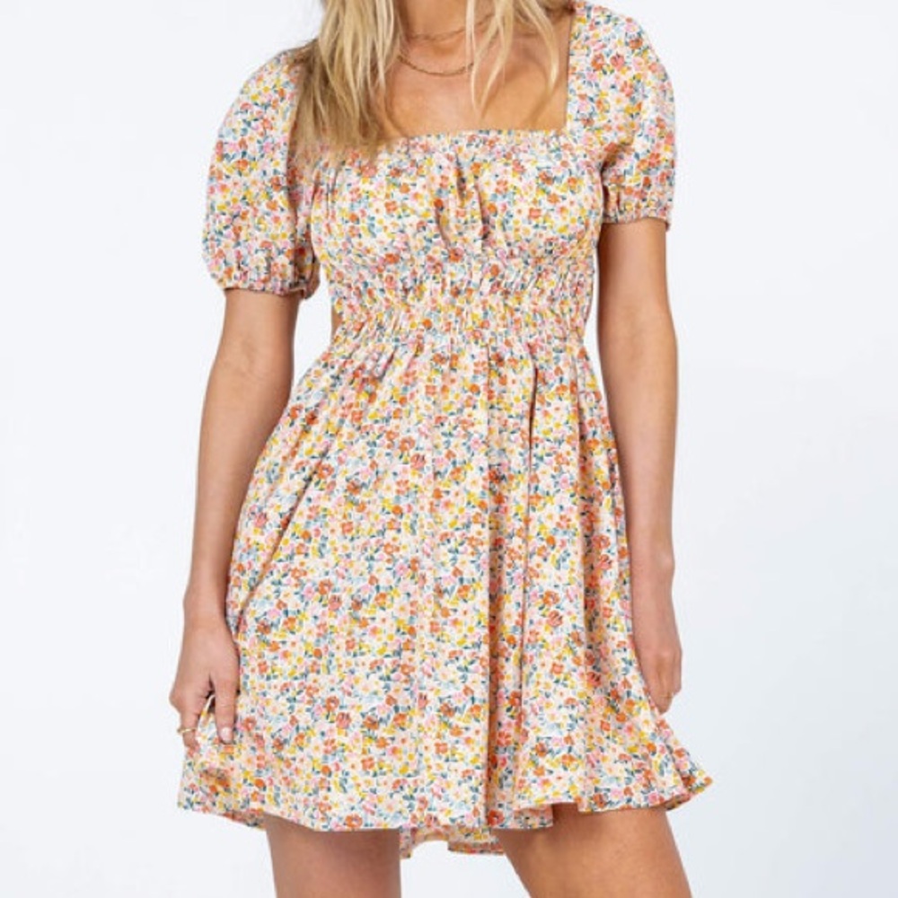 princess polly lillian mini dress multi floral